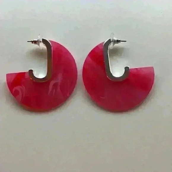 Nine West new C Hoop Earrings - Picture 6 of 8